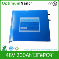 Rechargeable 48V 200ah LiFePO4 Battery for Solar